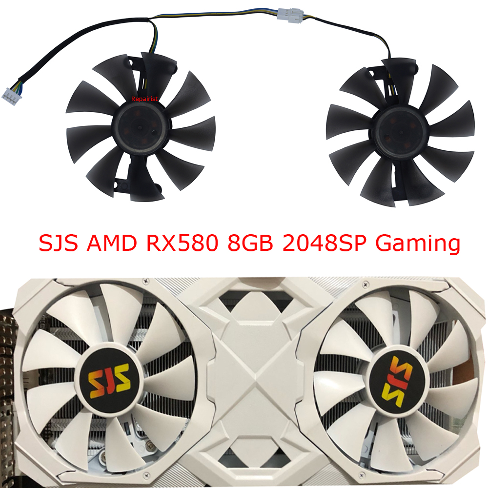 2 pz/set, ventola per schede V - Rx 580 8Gb 2048Sp Gpu recensione e prezzo